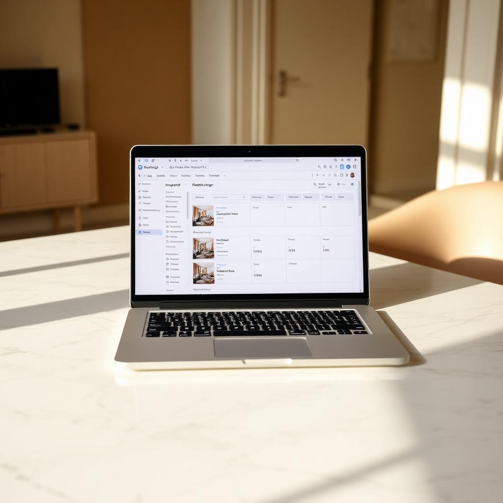 Dashboard de PMS hotelero con grid de habitaciones e integraciones