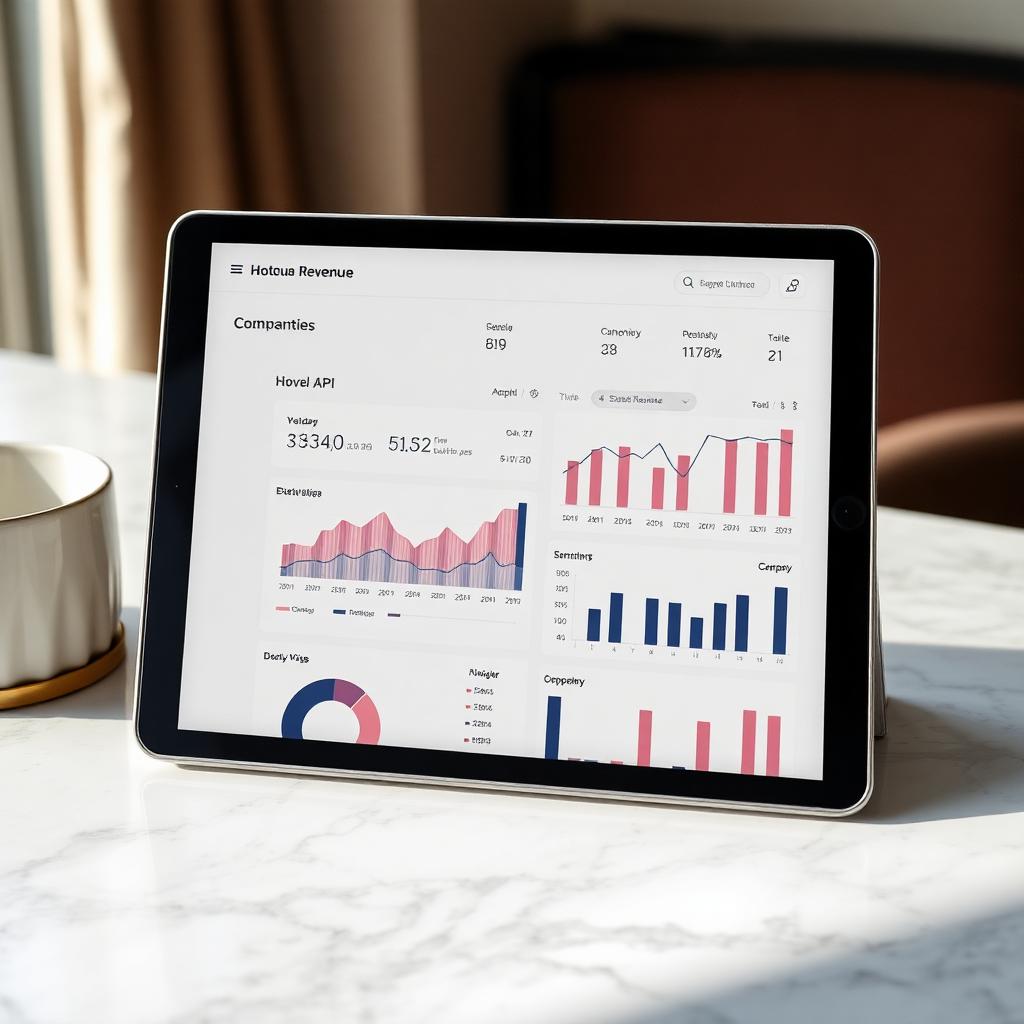 Dashboard de KPIs hoteleros: RevPAR, ADR y ocupación